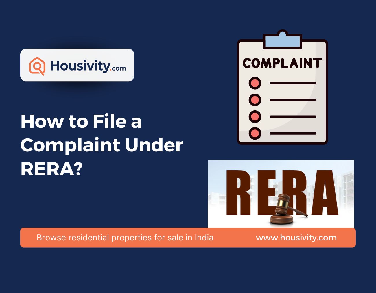 How To File A Complaint Under RERA