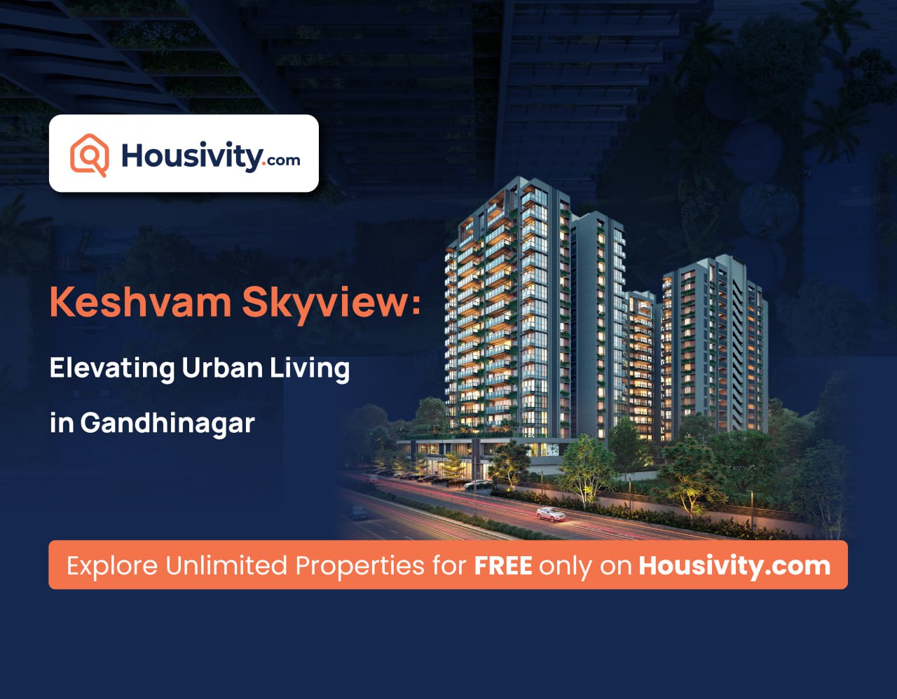 Keshvam Skyview: Elevating Urban Living in Gandhinagar